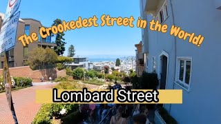 Urban Walk at Lombard Street  LombardStreet walkingtour sanfrancisco insta360x3 [upl. by Klemm]