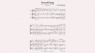 Wassail Song for Flute Trio Christmas Sheet Music [upl. by Rudman]