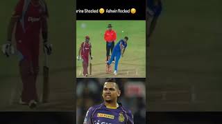 Narine Shocked 😳 Aswin Rocked 🔥😂cricket shorts [upl. by Aliwt]