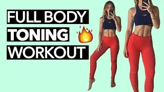 Full Body Toning Workout 15 Minutes [upl. by Bergwall923]