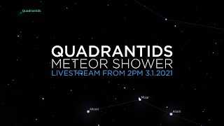 Quadrantids Meteor Shower 2021 Live Stream [upl. by Jena692]