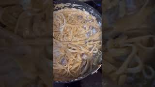 Spicy Cajun steak with Alfredo pasta foodlovers pastalovers cajunflavors delectabledishes [upl. by Mellar]