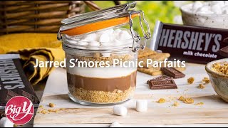 Jarred Smores Picnic Parfaits Recipe [upl. by Devi]