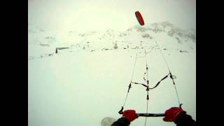 Snowkiting Obertauern mit Windhoseflv [upl. by Yro]