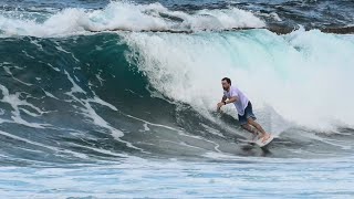 JE ME SUIS FAIT EXPLOSER DANS LES GROSSES VAGUES DE CETTE ÎLE [upl. by Airitak]