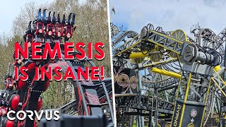 NEMESIS IS INSANE  Alton Towers Vlog April 2024 [upl. by Ahsinot]