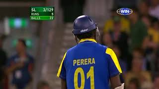 Thisara Perera thrashes Steven Smith [upl. by Norford]