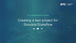 Creating a test project for SimulinkStateflow [upl. by Ojyma]