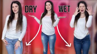 Try On Jeans How They Change  Weather Conditions Test [upl. by Cos]