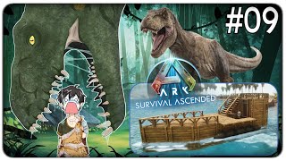 FERMIAMO IL TRIPLO ASSALTO DEI TREX E COSTRUIAMO UNA BARCA IN LEGNO  ARK Survival Ascended  ep09 [upl. by Walter]