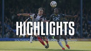 Highlights Southend United 02 Maidenhead United [upl. by Flatto]