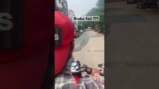 Brake fail please safe driving 😮👓 travel vlog snow adventure bike movlogs mk07vlogar [upl. by Eidda]