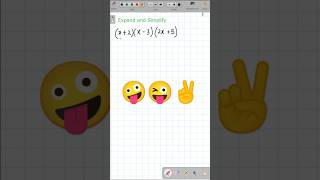 Expand and Simplify Triple Brackets🔥maths algebra [upl. by Releyks]