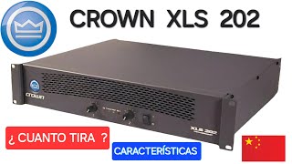 CROWN XLS 202  CARACTERÍSTICAS TEST DE POTENCIA REAL  🤗 [upl. by Annaya710]