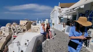 Oia walking tour Santorini Greece [upl. by Ventre]