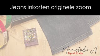 Jeans inkorten originele zoom [upl. by Strohl]