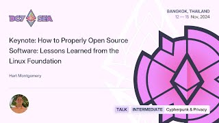 Keynote How to Properly Open Source Software Lessons Learned from the Linux Foundation [upl. by Thornburg]