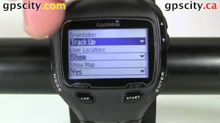 A look at the Garmin Forerunner 910XT Settings Map [upl. by Forsta44]