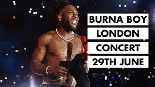 🔥 Burna Boy Live in London  Epic Concert Vlog  June 29 2024 🔥 London Stadium [upl. by Hafirahs681]