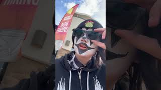 I’m a Juggalette today WHOOP WHOOP🗣️🗣️🗣️ICP insaneclownposse clown makeup tacobell [upl. by Ulrikaumeko294]