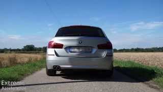 BMW F11 520d Facelift  Acceleration and Sound [upl. by Nawek]