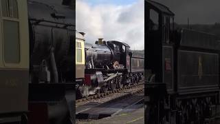 British Railways 7820 Dinmore Manor on the GWSR trains railway steamtrain ukrail steam [upl. by Asile737]