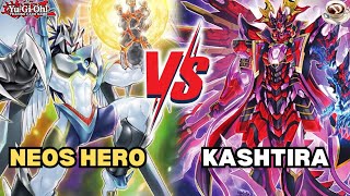 Neos HERO Deck Vs Kashtira Deck  Live OTS YuGiOh TCG DTimeYuGiOh [upl. by Quintana]