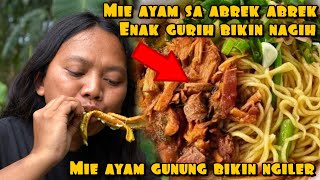 DEDE INOEN MUKBANG MIE AYAM GUNUNG TOPING SEABREK ABREK [upl. by Lowson590]