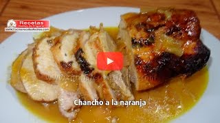 Receta de Chancho a la naranja [upl. by Aymahs]