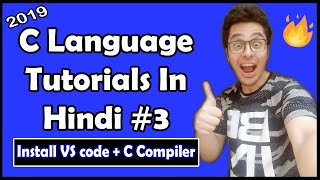 Install amp Configure VS Code With C Compiler C Tutorial In Hindi 3 [upl. by Kenley]