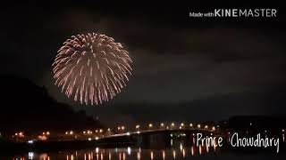 Fireworks at Fuji Kawaguchiko LakeYamanashiJapanSee the last moment Its really awesome [upl. by Iaht]