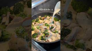 ♨️ Hähnchengeschnetzeltes mit Brokkoli und Champignonsfyp kochen foodrecipe [upl. by Bekelja]