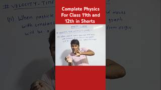 🔥 Velocity Time Graph Part 2 ll Complete Physics For Class 11th and 12th in Shorts [upl. by Perpetua548]