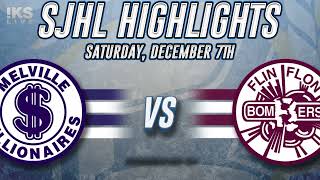 HIGHLIGHTS Melville Millionaires at Flin Flon Bombers  Dec 7 2024 [upl. by Magen642]