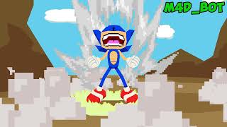 Transformation Test Nazo unleashed super sonic scene [upl. by Kate]