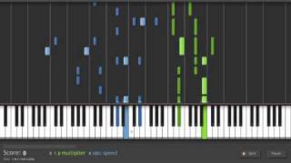 Synthesia Piano God knows from Suzumiya Haruhi no Yuuutsu Arranged by jiangxinci [upl. by Rebak204]