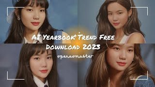 Free AI Yearbook Photos How To Create [upl. by Arorua235]