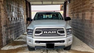 Headlight amp Fog Light Upgrade for 2018 Ram Cummins 2500  Attempt 2 [upl. by Anaihsat83]