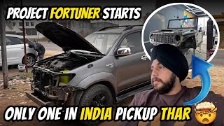 Indias Craziest Fortuner Coming Soon 🤩❗️Project Fortuner EP 01 [upl. by Ardnekal34]