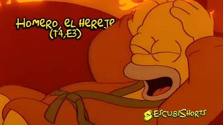 Homero el hereje  LOS SIMPSONS  E3 T4  EscubiShorts [upl. by Nnywg]