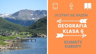 Geografia klasa 6 Klimaty Europy Uczymy się razem [upl. by Sukramaj]