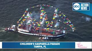 Aerials from Gasparilla Childrens Parade [upl. by Rockwell]