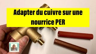 Adapter du cuivre sur une nourrice PER [upl. by Ahsihat293]