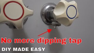 How to fix a dripping washing machine tap  Washer replacement [upl. by Grossman]