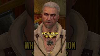 Whod Dandelion Sing About  The Witcher 3 [upl. by Gabi]