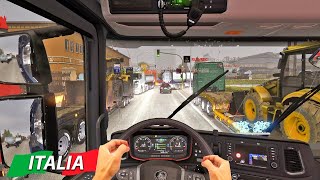 Euro Truck Simulator 2  Multiplayer Heavy Traffic  Event Delivery  Heavy Rain 🌧 [upl. by Esalb]