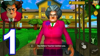 Scary Teacher 3D  Gameplay Walkthrough Part 1 Chapter 1 All New amp Old Levels TutorialNew Update [upl. by Andrews]