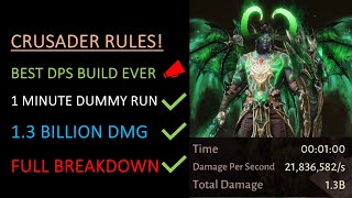 THE CRAZIEST BUILD YOU WILL EVER SEE Solo crusader dealing 13 billion dmg in 1 min Full guide [upl. by Koah747]