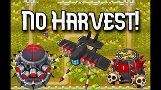 No Harvest Achievement Cornfield CHIMPS Black Border Guide Update 383 Bloons TD6 [upl. by Ardnik]