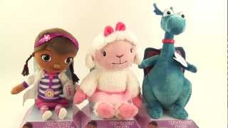 Doc McStuffins Lambie Stuffy Chit Chattin Talking Plush Dolls [upl. by Adnaluoy]